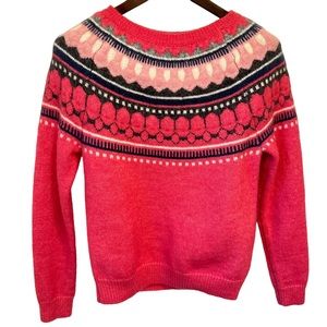 GAP Mohair/Wool Blend Fair Isle Sweater Size XS